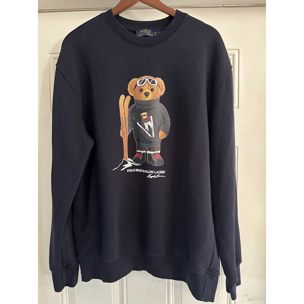 Polo Ralph Lauren Ski Bear Sweatshirt - Navy Blue